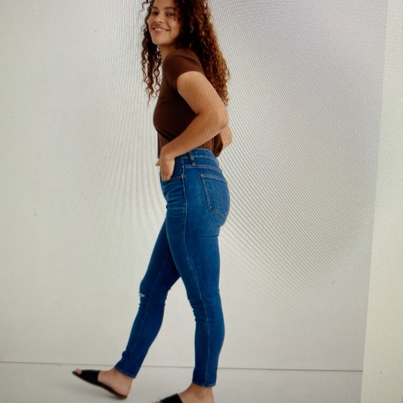 Madewell 10” High Rise Skinny Magic Pockets sz 28 NWT - Picture 2 of 10